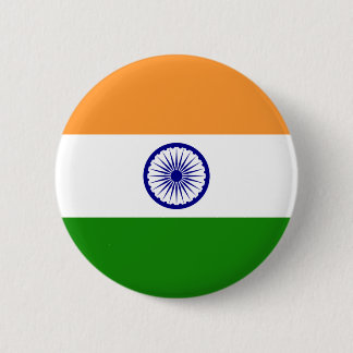 Flagge von Indien Button