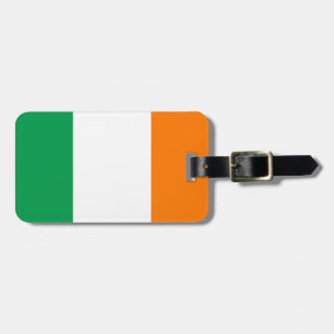 Flagge von Irland-Gepäckanhänger mit Lederband Gepäckanhänger