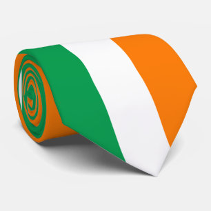 Flagge von Irland-Kleeblatt Krawatte