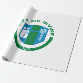 Flagge von Irvine (Kalifornien) Geschenkpapier