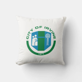 Flagge von Irvine (Kalifornien) Kissen