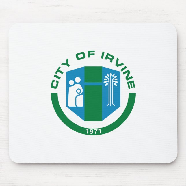 Flagge von Irvine (Kalifornien) Mousepad (Vorne)