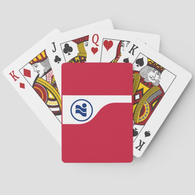 Flagge von Irving, Texas Spielkarten (Rückseite)