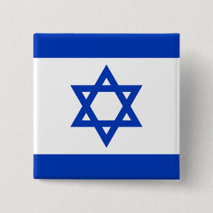 Flagge von Israel Button