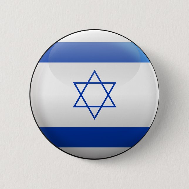 Flagge von Israel Button (Vorderseite)
