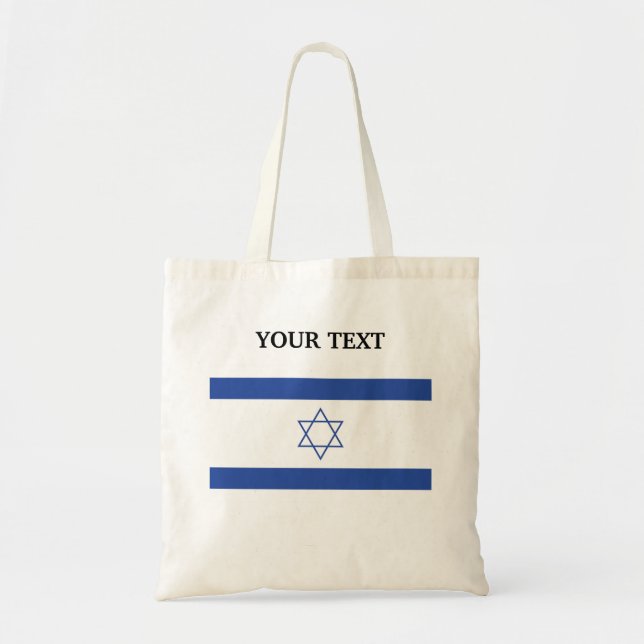 Flagge von Israel Tragetasche (Vorne)