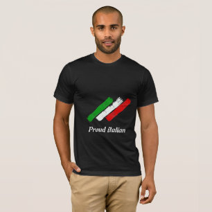 Flagge von Italien. Stolzer Italiener T-Shirt