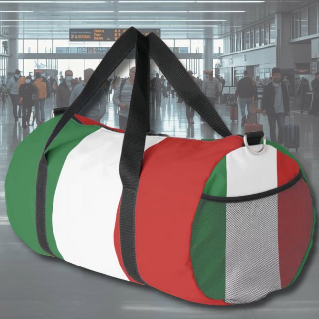 Flagge von Italien-Tasche Duffle Bag (Flag of Italy Duffle Bag for Gym or Italian Travel)