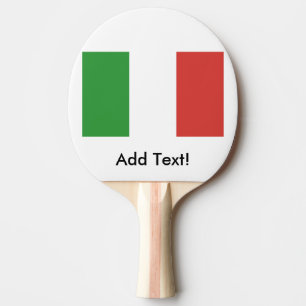 Flagge von Italien Tischtennis Schläger