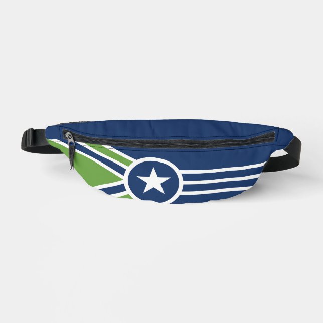 Flagge von Jackson, Tennessee Bauchtasche (Vorderseite)
