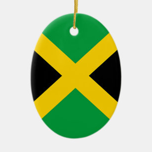 Flagge von Jamaika Keramik Ornament