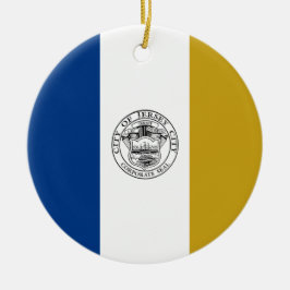 Flagge von Jersey City (New Jersey) Keramik Ornament