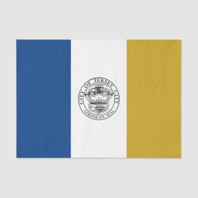 Flagge von Jersey City (New Jersey) Seidenpapier (Vorderseite)
