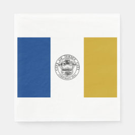Flagge von Jersey City (New Jersey) Serviette