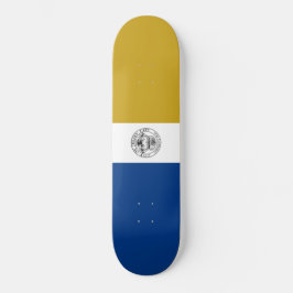 Flagge von Jersey City (New Jersey) Skateboard