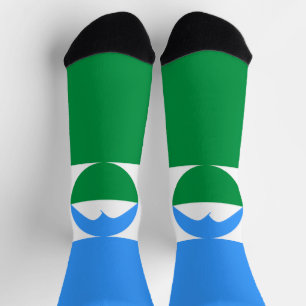 Flagge von Kabardino-Balkarien Socken
