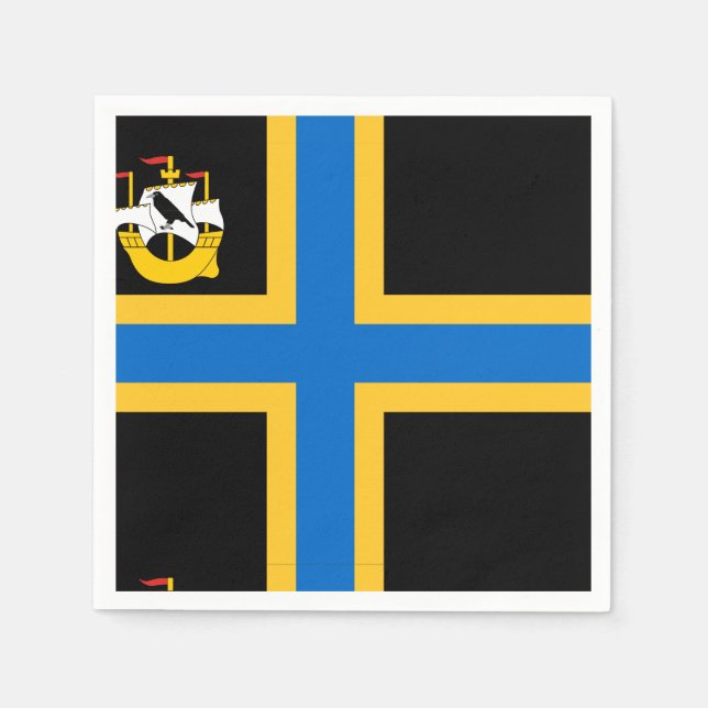 Flagge von Kaithness Napkins Serviette (Vorderseite)