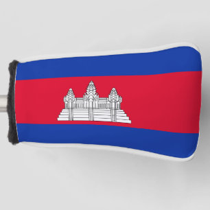 Flagge von Kambodscha Golf Headcover