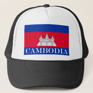 Flagge von Kambodscha Truckerkappe