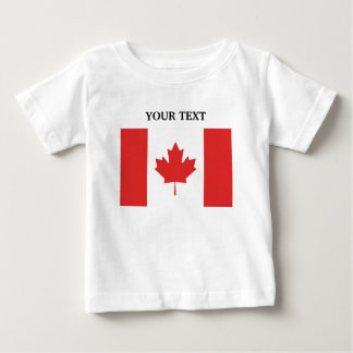 Flagge von Kanada Baby T-shirt