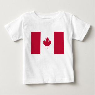 Flagge von Kanada Baby T-shirt