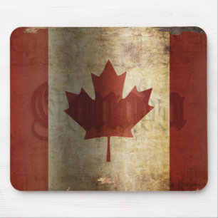 Flagge von Kanada / Grunge... Mousepad