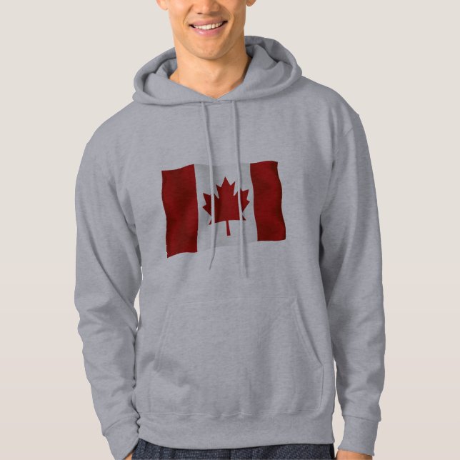 Flagge von Kanada l'Unifolié Hoodie (Vorderseite)