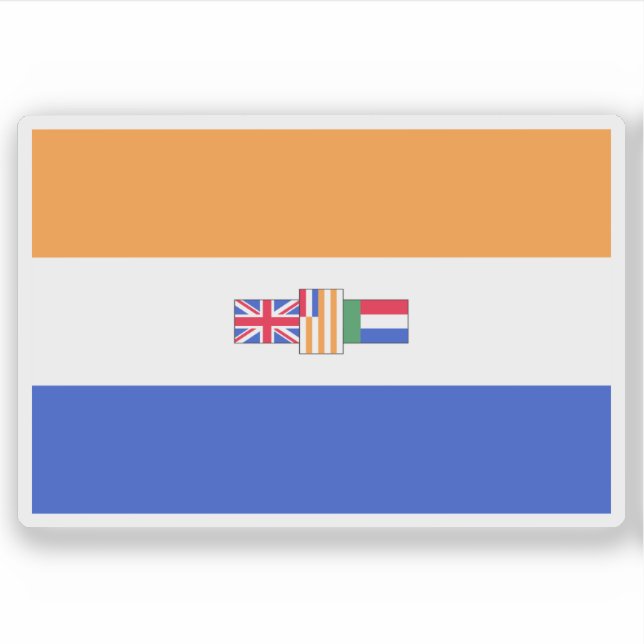 Flagge von KaNgwane, der Republik Südafrika Aufkleber (Vorderseite)