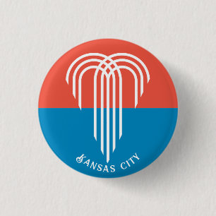 Flagge von Kansas City (2023), Missouri Button