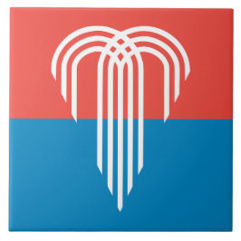 Flagge von Kansas City (Missouri) Fliese