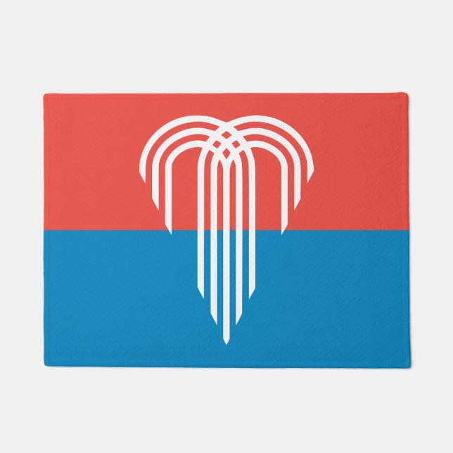 Flagge von Kansas City (Missouri) Fußmatte (Vorderseite)