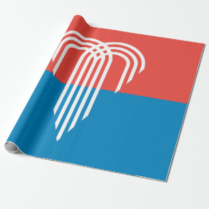 Flagge von Kansas City (Missouri) Geschenkpapier