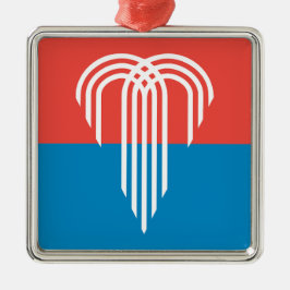 Flagge von Kansas City (Missouri) Ornament Aus Metall