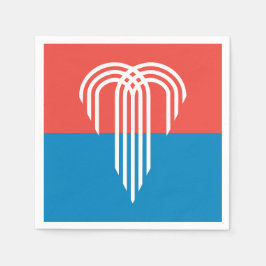 Flagge von Kansas City (Missouri) Serviette