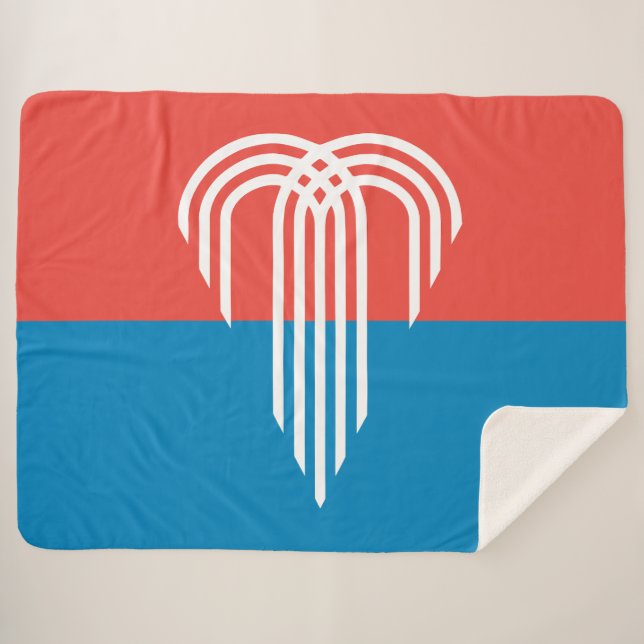 Flagge von Kansas City (Missouri) Sherpadecke (Vorderseite (Horizontal))