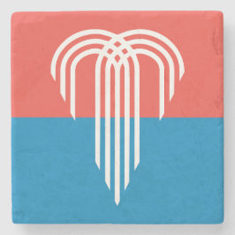 Flagge von Kansas City (Missouri) Steinuntersetzer