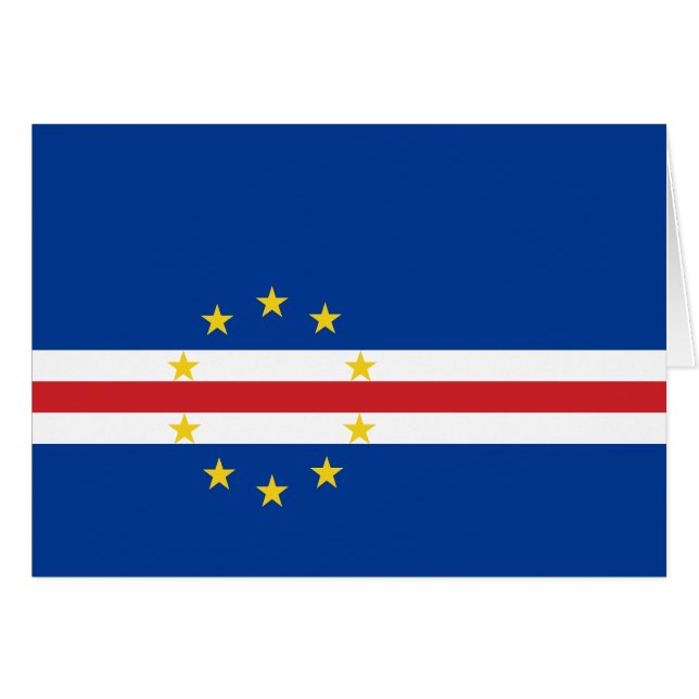 Flagge von Kap Verde (Vorderseite (Horizontal))