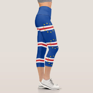 Flagge von Kap Verde Capri Leggings