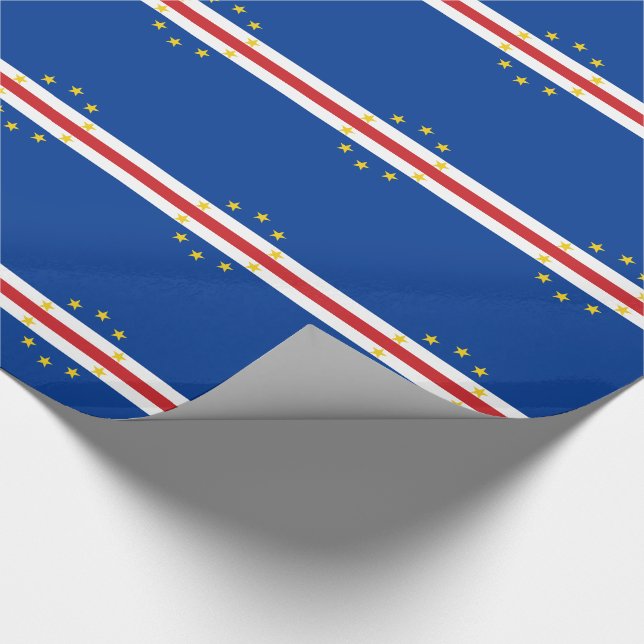 Flagge von Kap Verde Geschenkpapier (Ecke)
