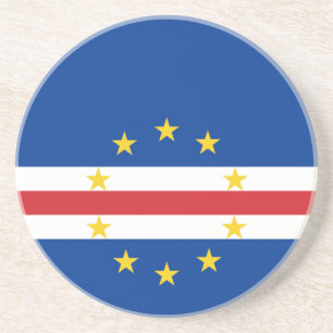 Flagge von Kap Verde Getränkeuntersetzer