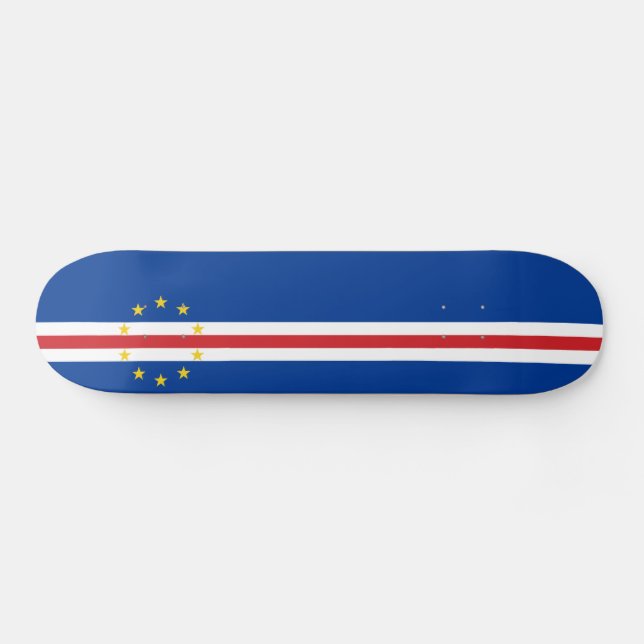Flagge von Kap Verde Skateboard (Horizontal)