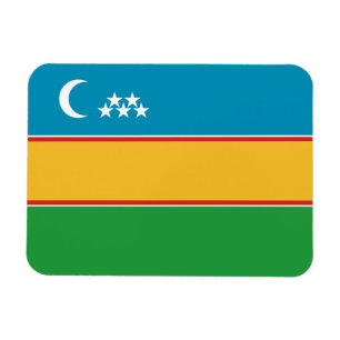 Flagge von Karakalpakstan Magnet