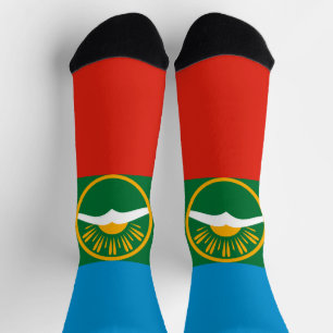Flagge von Karatschai-Tscherkessien Socken