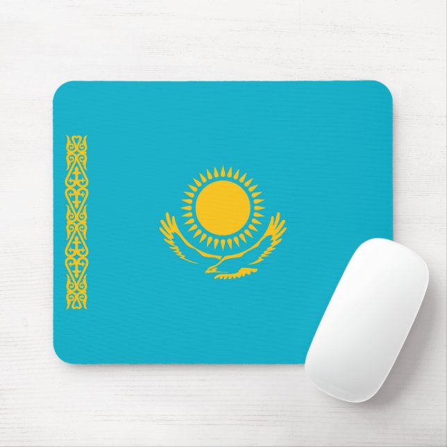 Flagge von Kasachstan Mousepad (Mit Mouse)