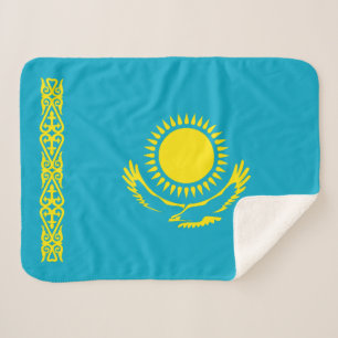 Flagge von Kasachstan Sherpadecke