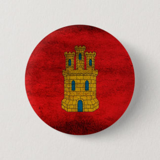 Flagge von Kastilien Stift Button