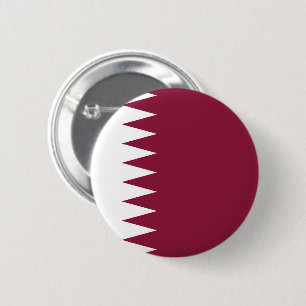 Flagge von Katar Button