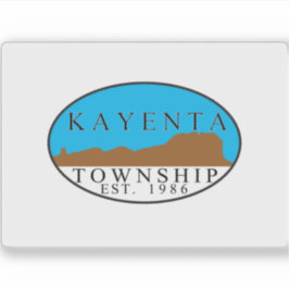 Flagge von Kayenta, Arizon, USA Aufkleber