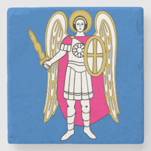 Flagge von Kiew, ukrainische Untersetzer