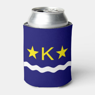 Flagge von Kinshasa, Kongo Can Cooler Dosenkühler